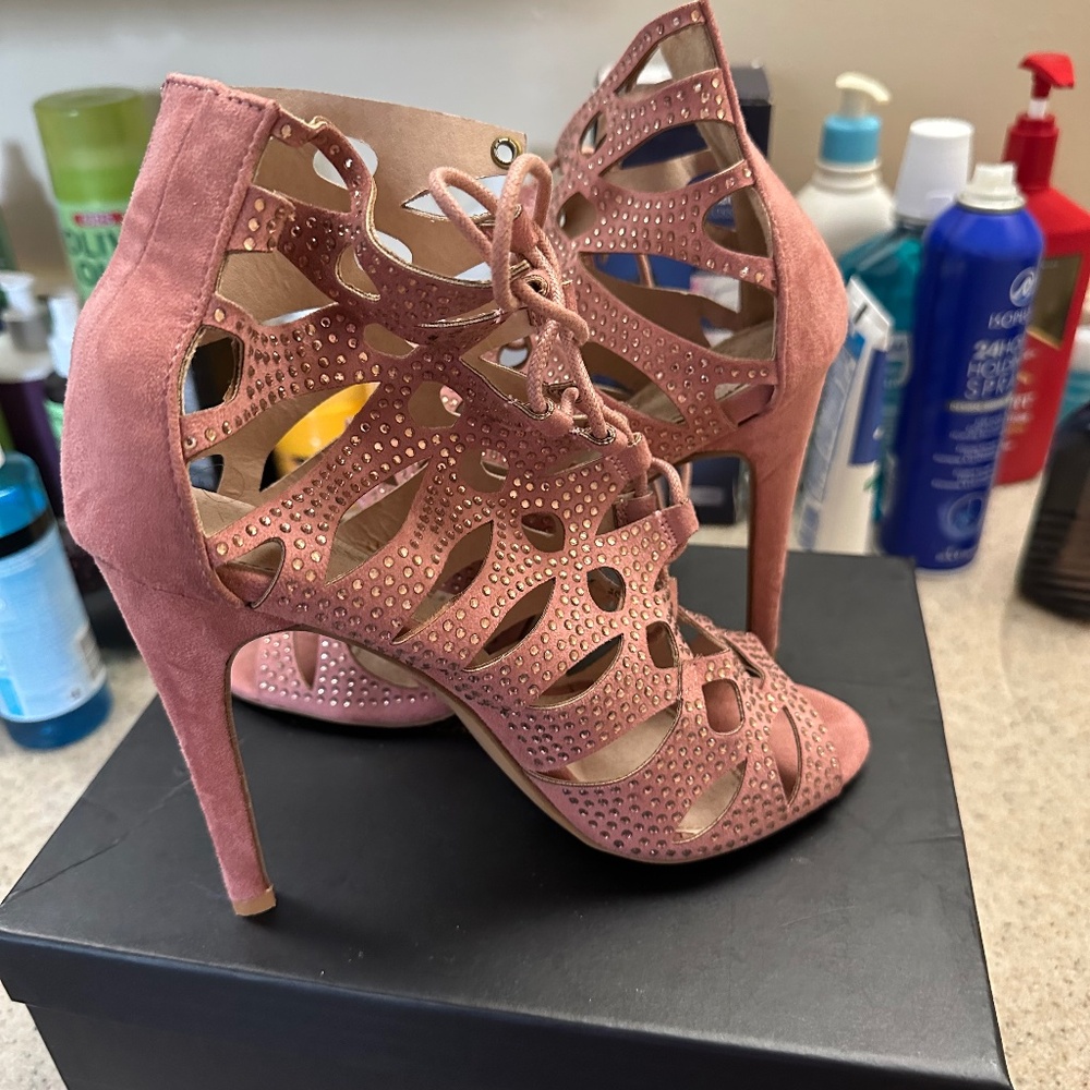 Pink heels